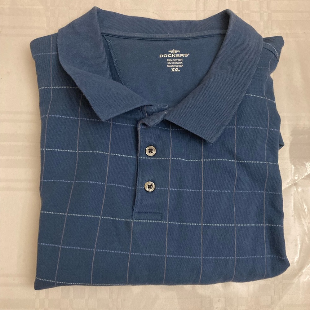 Dockers Blue Polo